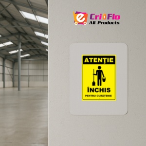 Indicator Inchis pentru curatenie, Sticker autocolant - Img 3
