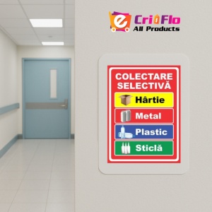 Indicator Indicator colectare selectiva, Sticker autocolant - Img 5