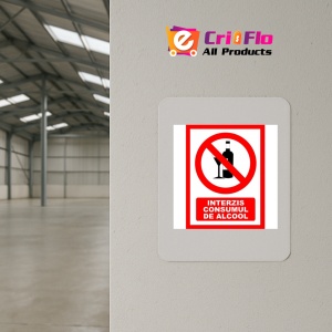 Indicator Interzis consumul de alcool, Sticker autocolant - Img 3