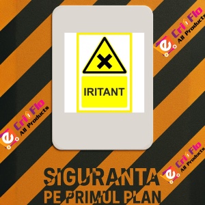 Indicator Iritant, Sticker autocolant - Img 2