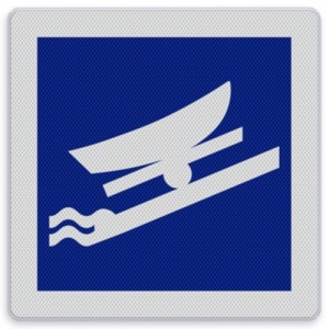 Indicator Lansarea sau transportul este permisa, Sticker autocolant