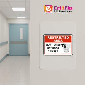 Indicator Monitored By Video Camera, Sticker autocolant - Img 4