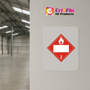 Indicator Neutra pentru gaz inflamabil clasa 2, Sticker autocolant - Img 3