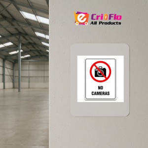 Indicator NO CAMERAS SIGN, Sticker autocolant - Img 3