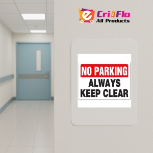 Indicator No parking always keep clear, Sticker autocolant - Img 4