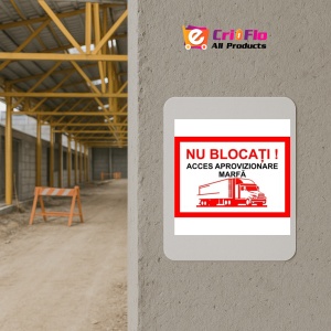 Indicator Nu blocati acces aprovizionare marfa v1, Sticker autocolant - Img 5