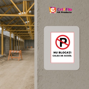 Indicator Nu blocati calea de acces, Sticker autocolant - Img 5
