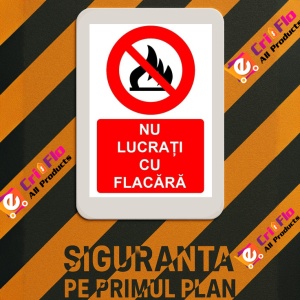 Indicator Nu lucrati cu flacara indicator PSI autoadeziv sticker autocolantSticker autocolant - Img 3