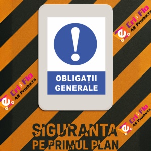 Indicator Obligatii generale, Sticker autocolant - Img 3