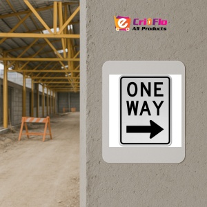 Indicator One Way Right Sign, Sticker autocolant - Img 5