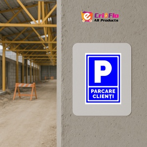 Indicator Parcare clienti, Sticker autocolant - Img 5