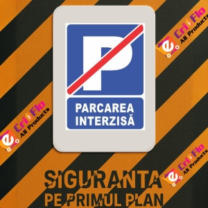 Indicator Parcare interzisa, Sticker autocolant - Img 3