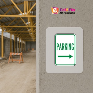 Indicator Parking Right Arrow Sign, Sticker autocolant - Img 5