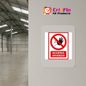Indicator Pentru accesul interzis, Sticker autocolant - Img 3