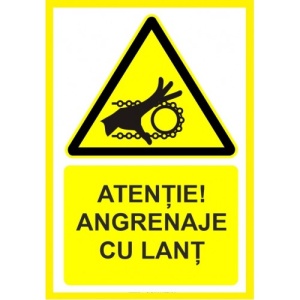 Indicator Pentru angrenaje cu lant, Sticker autocolant
