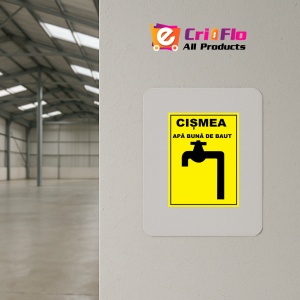 Indicator pentru cismea apa buna de baut, Sticker autocolant - Img 3