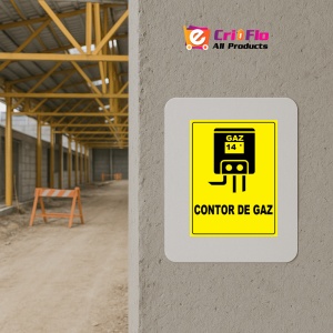 Indicator pentru contor de gaz, Sticker autocolant - Img 5