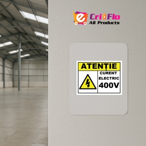 Indicator Pentru curent electric 400V, Sticker autocolant - Img 3