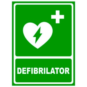 Indicator Pentru defibrilator, Sticker autocolant