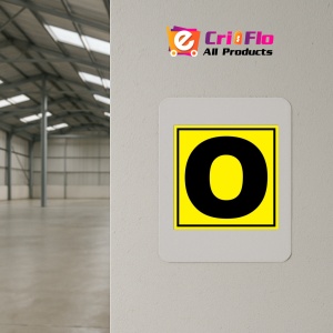 Indicator Pentru depozit litera O randul O si poarta O, Sticker autocolant - Img 3