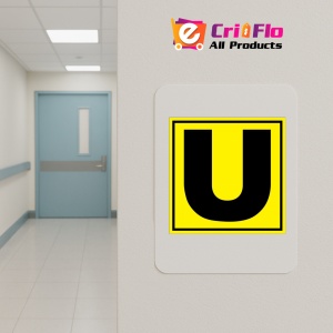 Indicator Pentru depozit litera U randul U si poarta U, Sticker autocolant - Img 4
