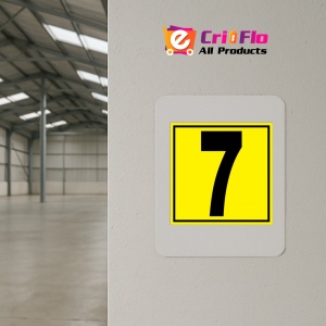 Indicator Pentru depozit numarul 7 randul 7 poarta 7, Sticker autocolant - Img 3