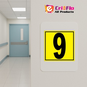 Indicator Pentru depozit numarul 9 randul 9 poarta 9, Sticker autocolant - Img 4