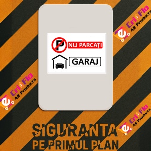 Indicator Pentru garaj nu parcati, Sticker autocolant - Img 2