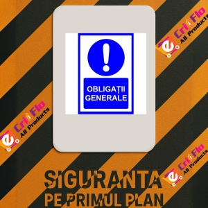 Indicator Pentru obligatii generale, Sticker autocolant - Img 2
