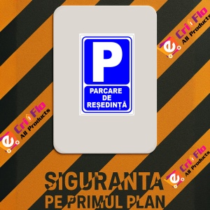 Indicator Pentru parcare de resedinta, Sticker autocolant - Img 2