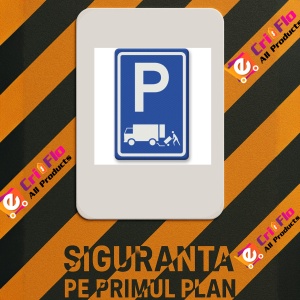 Indicator pentru parcare incarcare si descarcare, Sticker autocolant - Img 2