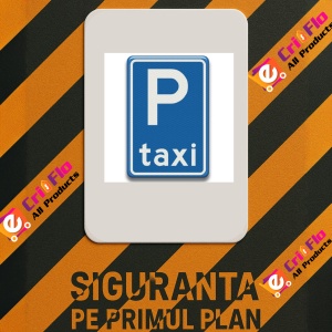 Indicator pentru parcare taxi, Sticker autocolant - Img 2