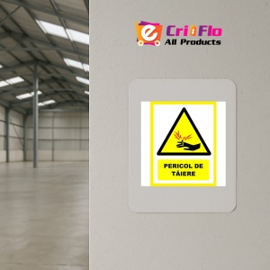 Indicator Pentru pericol de taiere, Sticker autocolant - Img 3