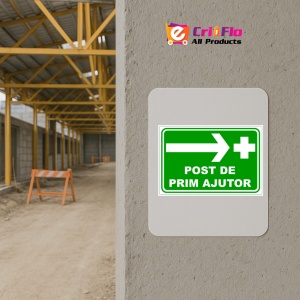 Indicator Pentru post de prim ajutor, Sticker autocolant - Img 5