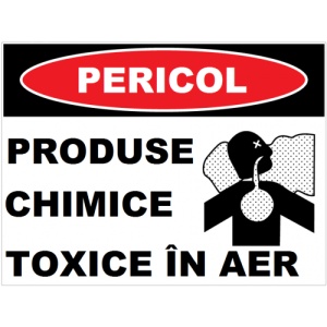 Indicator Pentru produse chimice in aer, Sticker autocolant