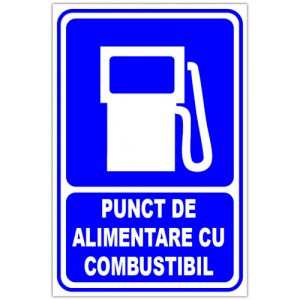 Indicator Pentru punct de alimentare cu combustibil, Sticker autocolant