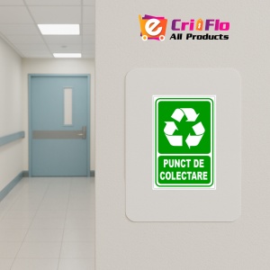 Indicator Pentru punct de colectare, Sticker autocolant - Img 4