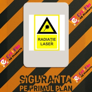 Indicator Pentru radiatie laser, Sticker autocolant - Img 2
