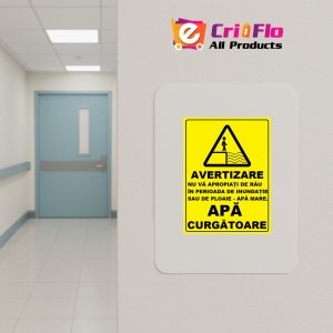 Indicator pentru rauri curgatoare si lacuri, Sticker autocolant - Img 4