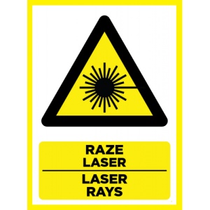 Indicator Pentru raze laser laser rays, Sticker autocolant