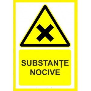 Indicator Pentru substante nocive, Sticker autocolant