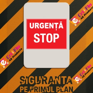 Indicator Pentru urgenta stop, Sticker autocolant - Img 2
