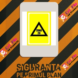 Indicator Pentru zona 20, Sticker autocolant - Img 2