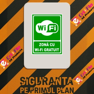 Indicator Pentru zona cu internet, Sticker autocolant - Img 2