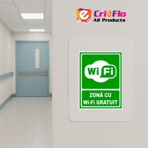 Indicator Pentru zona cu internet, Sticker autocolant - Img 4