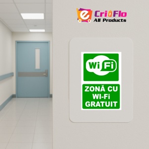 Indicator Pentru zona cu wi-fi gratuit, Sticker autocolant - Img 4