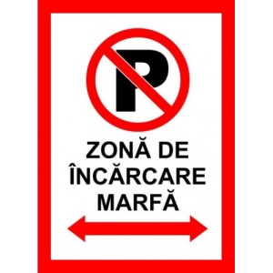 Indicator Pentru zona de incarcare marfa v1, Sticker autocolant