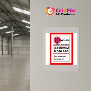 Indicator Personalizata pentru loc de parcare, Sticker autocolant - Img 3