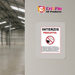 Indicator Pescuit interzis, Sticker autocolant - Img 3