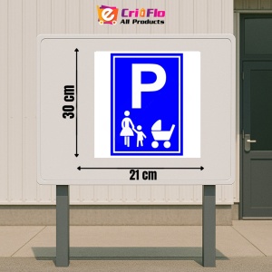 Indicator Placuta de parcare pentru mama si copil Parcare pentru familie, Sticker autocolant - Img 2